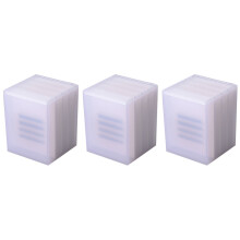 3 Pcs Eyelash Storage Box Multi-Layer White Storage Rack