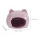 4Pcs Durable Ceramic Hamster Hideout Purple Small Pet Rest House 10