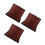 3Pcs Durable Walnut Wood Portable Paint Organizer with Brush Holder 9
