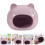 4Pcs Durable Ceramic Hamster Hideout Purple Small Pet Rest House 11
