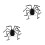 2Pcs Black Halloween Spider Backpack Costume for Party Cosplay 4