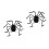 2Pcs Black Halloween Spider Backpack Costume for Party Cosplay 5