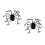 2Pcs Black Halloween Spider Backpack Costume for Party Cosplay 6