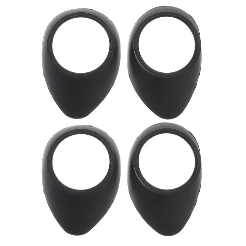 12Pcs Black Rubber Binocular Eye Cups Soft Microscope Eyepiece Covers 2