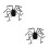 2Pcs Black Halloween Spider Backpack Costume for Party Cosplay 8