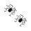 2Pcs Black Halloween Spider Backpack Costume for Party Cosplay 9