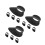 12Pcs Black Rubber Binocular Eye Cups Soft Microscope Eyepiece Covers 8