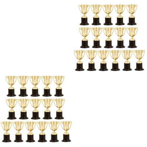 32Pièces Trophées Mini Compétition Dorés Classe Durable