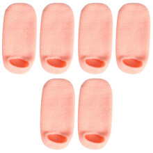 3Paires Gel Talons Respirantes Anti-Crevasses Orange