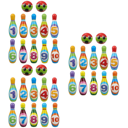 3Ensembles Jeu Bowling Enfants Éducatif Coordination Numbers