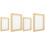 4Pcs DIY Paper Making Frame Wooden Mesh Screen Beige Paper Craft Frame 4