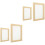 4Pcs DIY Paper Making Frame Wooden Mesh Screen Beige Paper Craft Frame 5