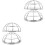 4Pcs Lightweight Fire Sprinkler Guard Cover Plate Durable Aluminum 5