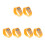6Pièces Calculatrices Oranges Robustes Idéales Cadeaux 1