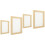 4Pcs DIY Paper Making Frame Wooden Mesh Screen Beige Paper Craft Frame 6