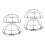 4Pcs Lightweight Fire Sprinkler Guard Cover Plate Durable Aluminum 6