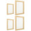 4Pcs DIY Paper Making Frame Wooden Mesh Screen Beige Paper Craft Frame 7