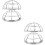 4Pcs Lightweight Fire Sprinkler Guard Cover Plate Durable Aluminum 8