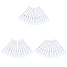 36Pièces Pinceaux Transparent Manche Cristal Durable