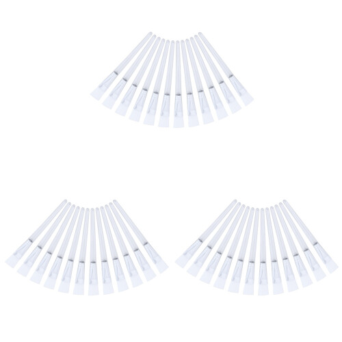 36Pièces Pinceaux Transparent Manche Cristal Durable