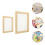 4Pcs DIY Paper Making Frame Wooden Mesh Screen Beige Paper Craft Frame 10
