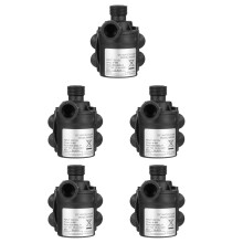5Pièces À Eau Silencieuse ABS Noire Pour Aquarium Bassin
