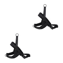 2Pièces Pet Vest Noir Pour Avec Attache Résistante