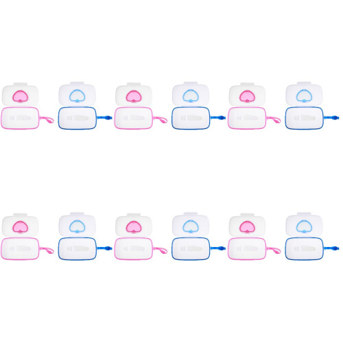 12Pièces Boîtes Rangement Lingettes Humides Bébé Portables Multi-Usage