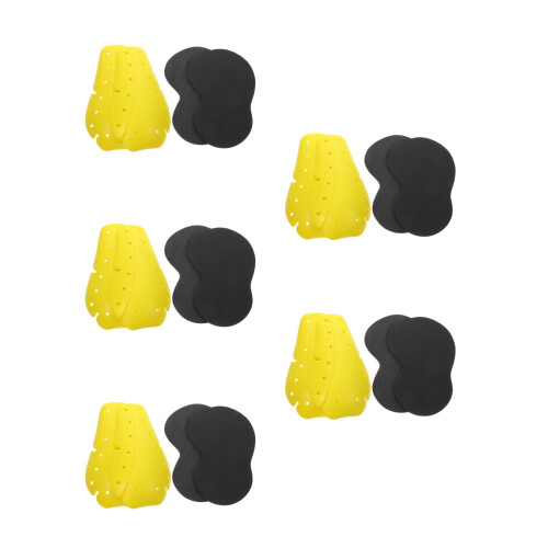 5Sets Removable Breathable Hip & Knee Pads for Motorcycle Use 2