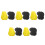 5Sets Removable Breathable Hip & Knee Pads for Motorcycle Use 4