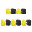 5Sets Removable Breathable Hip & Knee Pads for Motorcycle Use 6