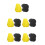 5Sets Removable Breathable Hip & Knee Pads for Motorcycle Use 8