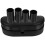 5Pcs Black Car Armrest Covers Adjustable Door Elbow Rest Pads 3