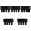 5Pcs Black Car Armrest Covers Adjustable Door Elbow Rest Pads 4