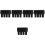 5Pcs Black Car Armrest Covers Adjustable Door Elbow Rest Pads 5