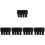5Pcs Black Car Armrest Covers Adjustable Door Elbow Rest Pads 6