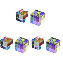 6Pièces Prismes Optiques En Cube Pour Expériences Décor