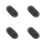 4Pièces Patchs Autocollants Batterie Double Pédale Noir Réutilisables 1