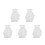 5Pcs Soft Chiffon Fake Collar Medieval Style Decorative Suit Accessory 5