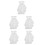 5Pcs Soft Chiffon Fake Collar Medieval Style Decorative Suit Accessory 6