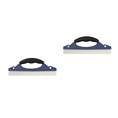 2Pcs Wiper Car Glass Squeegee Soft Handle Quick Drying 2