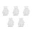 5Pcs Soft Chiffon Fake Collar Medieval Style Decorative Suit Accessory 7