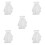 5Pcs Soft Chiffon Fake Collar Medieval Style Decorative Suit Accessory 8