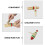 6Sets Assorted Color Wooden Guiro Percussion Instruments for Toddlers 11