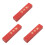 3Pcs Handmade Red Drawing Ink Stick Traditional Calligraphy Ink Blocks 3