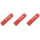 3Pcs Handmade Red Drawing Ink Stick Traditional Calligraphy Ink Blocks 5