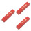 3Pcs Handmade Red Drawing Ink Stick Traditional Calligraphy Ink Blocks 6