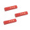 3Pcs Handmade Red Drawing Ink Stick Traditional Calligraphy Ink Blocks 7