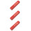 3Pcs Handmade Red Drawing Ink Stick Traditional Calligraphy Ink Blocks 8