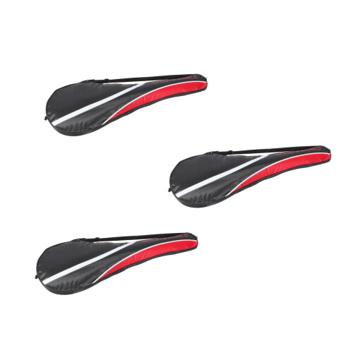 3Pièces De Raquette Badminton Portable Oxford Durable